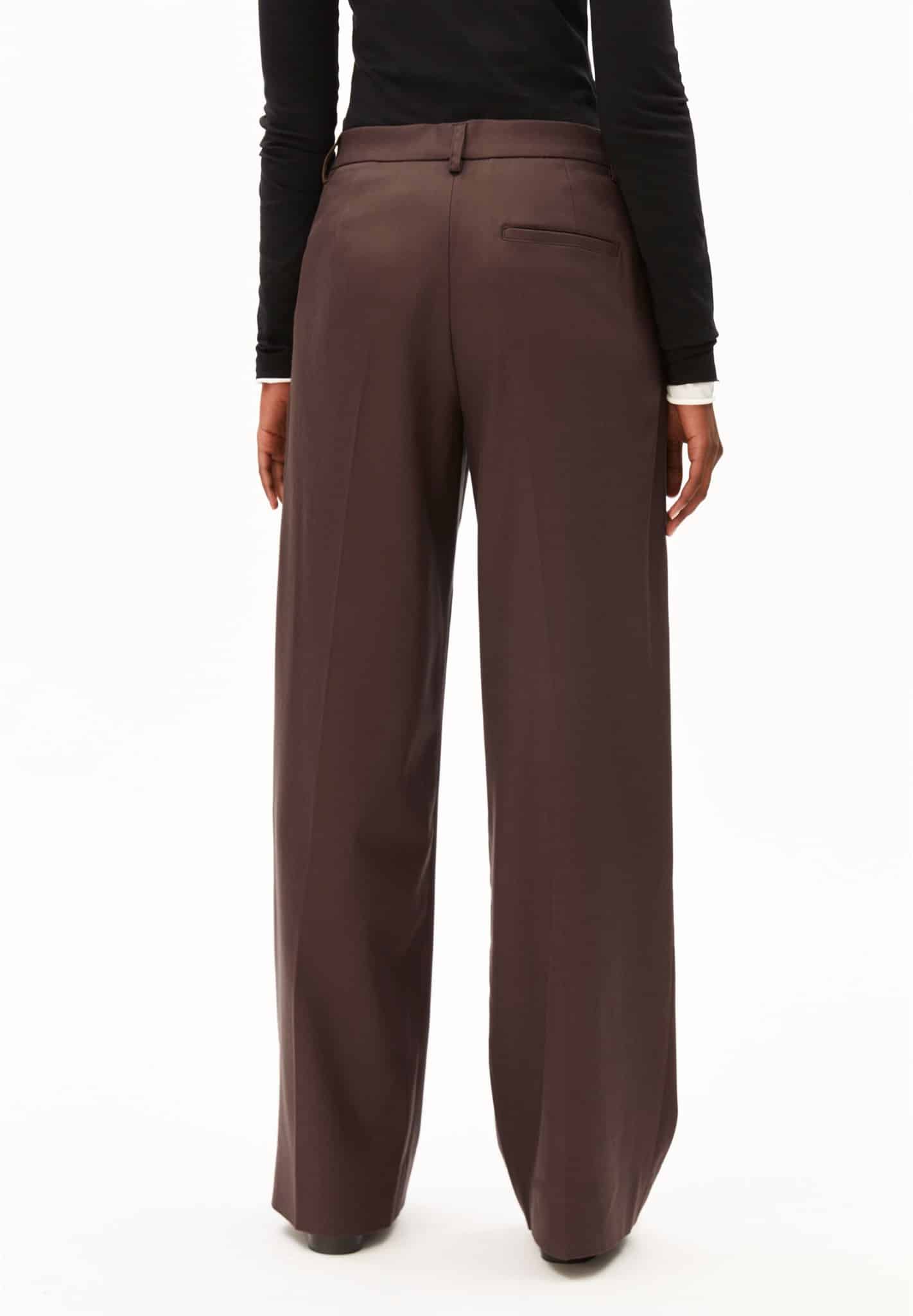 ARMEDANGELS womens vegan Pants Leandraa Brown
