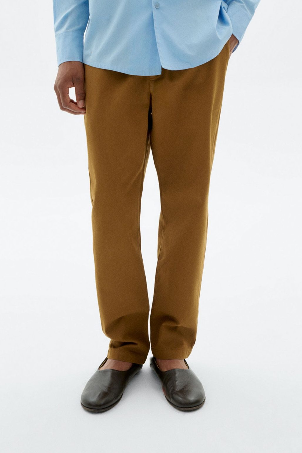 Thinking MU men vegan Pants Straight Travel Light Brown