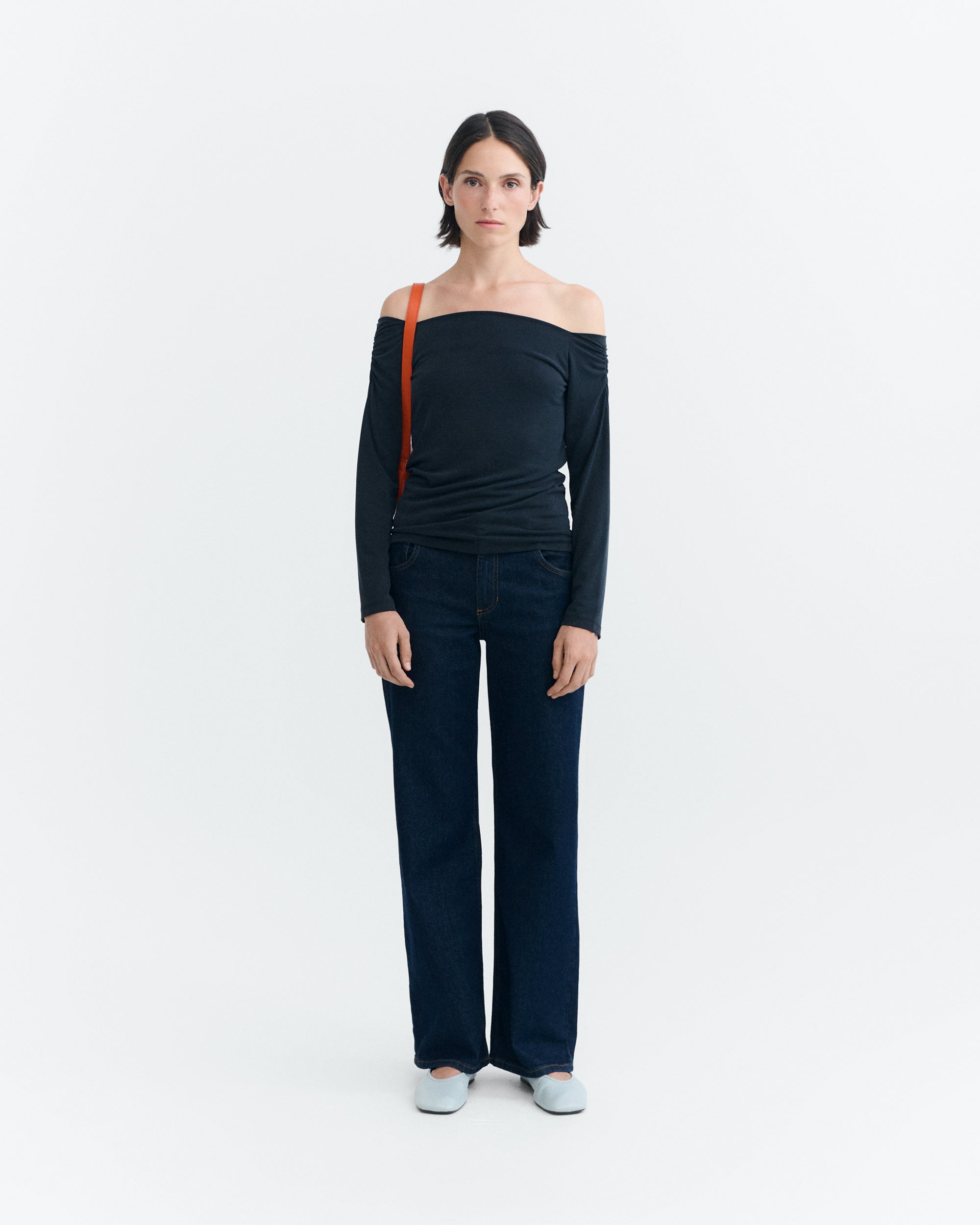 Thinking MU womens vegan Jeans Kettan Low Rise Blue