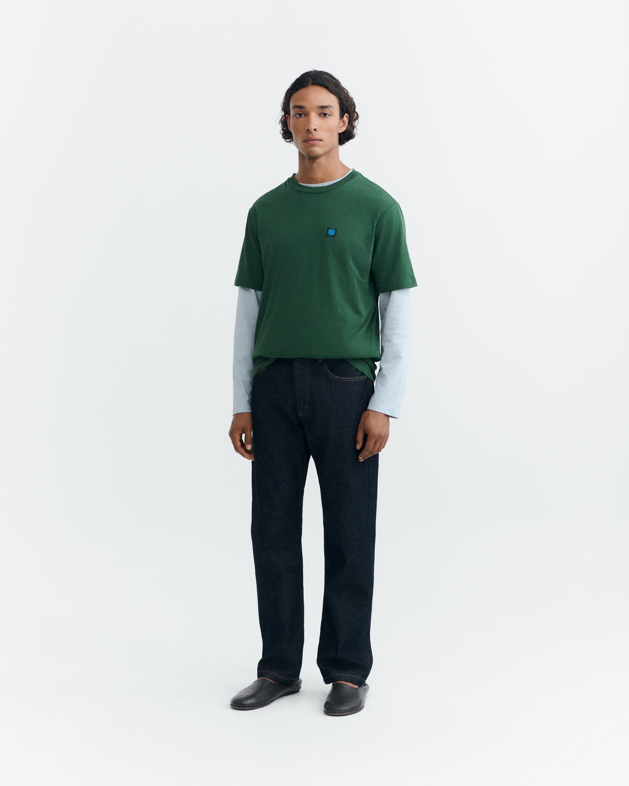 Thinking MU men vegan Jeans Larus Straight Blue