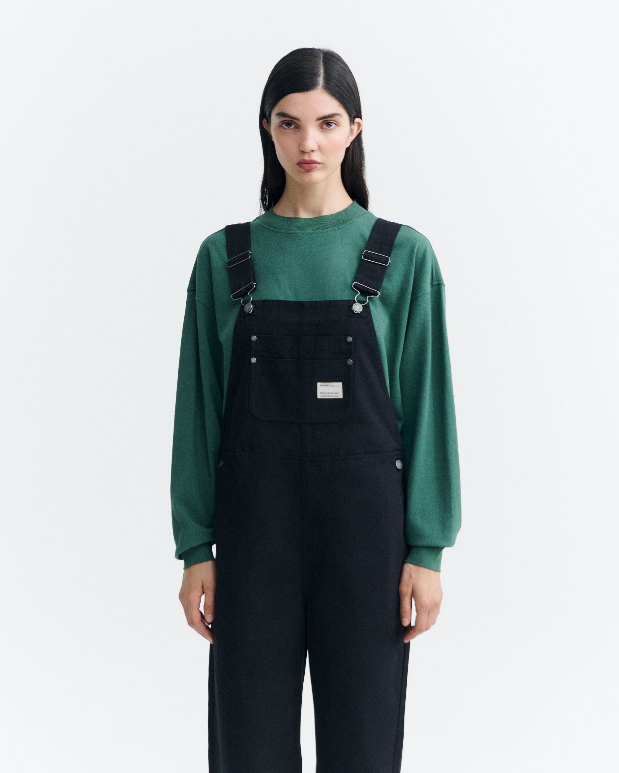 Thinking MU womens vegan Jumpsuit Lume Black