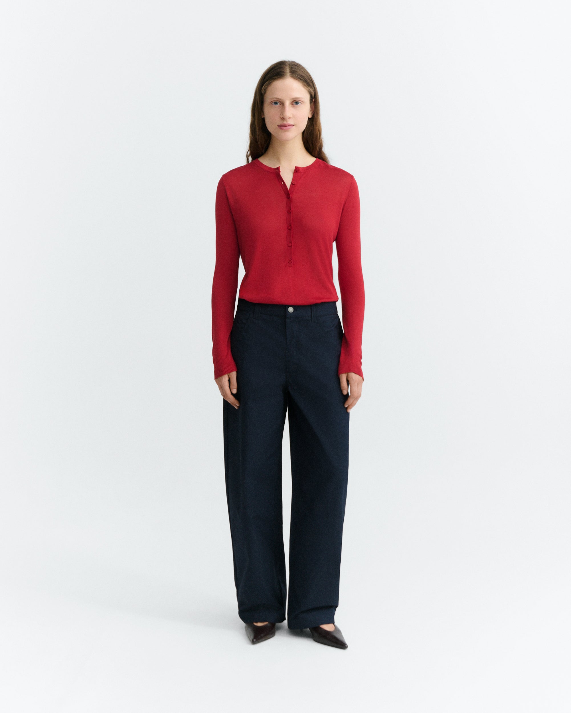 Thinking MU womens vegan Pants Marissa Barrel Navy