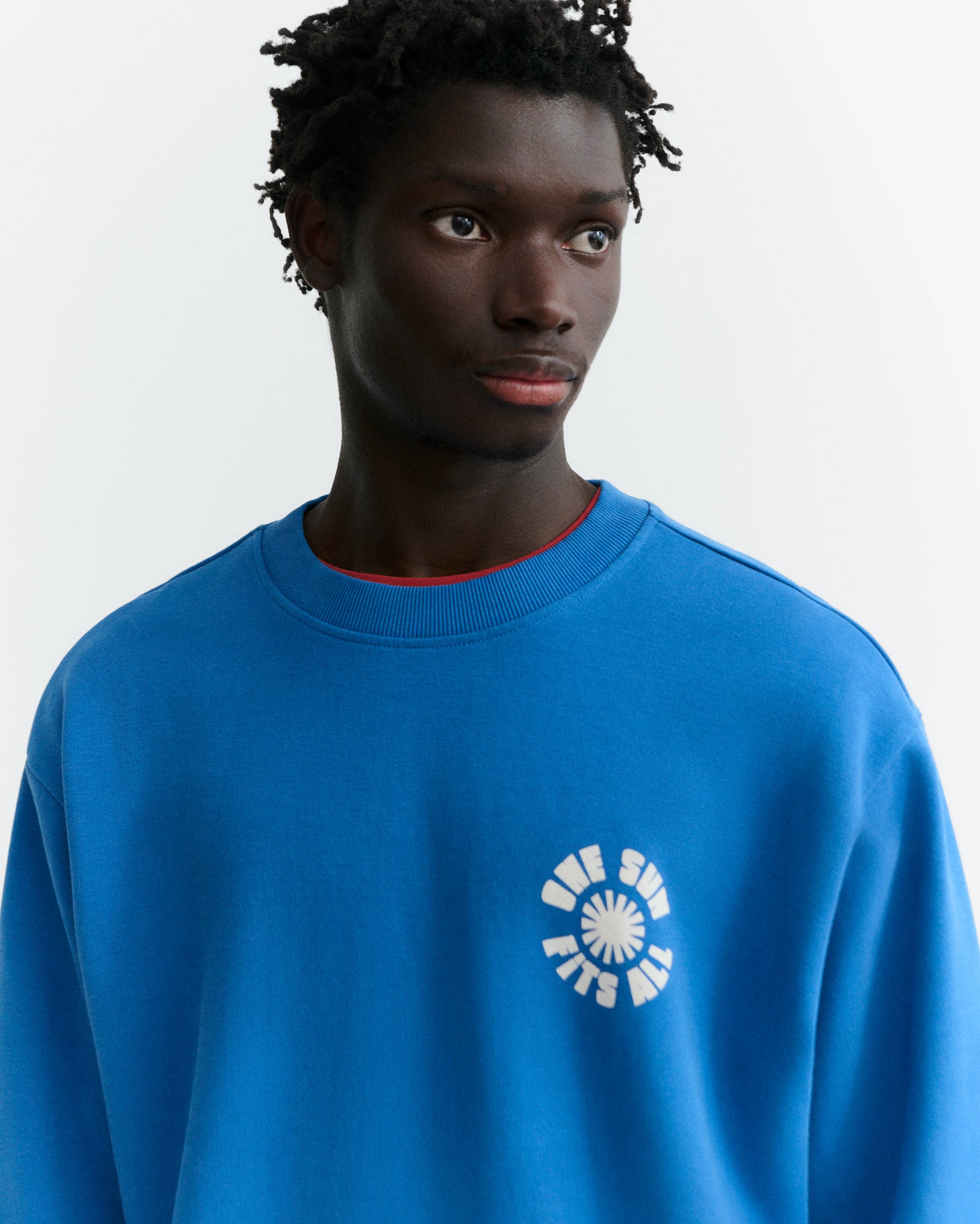 Thinking MU men vegan Sweatshirt One Sun Leon Blue