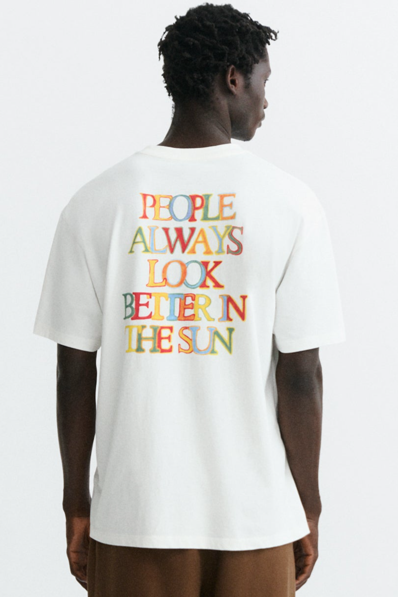 Thinking mu Herren vegan T-Shirt Shiny People Von Aaron White