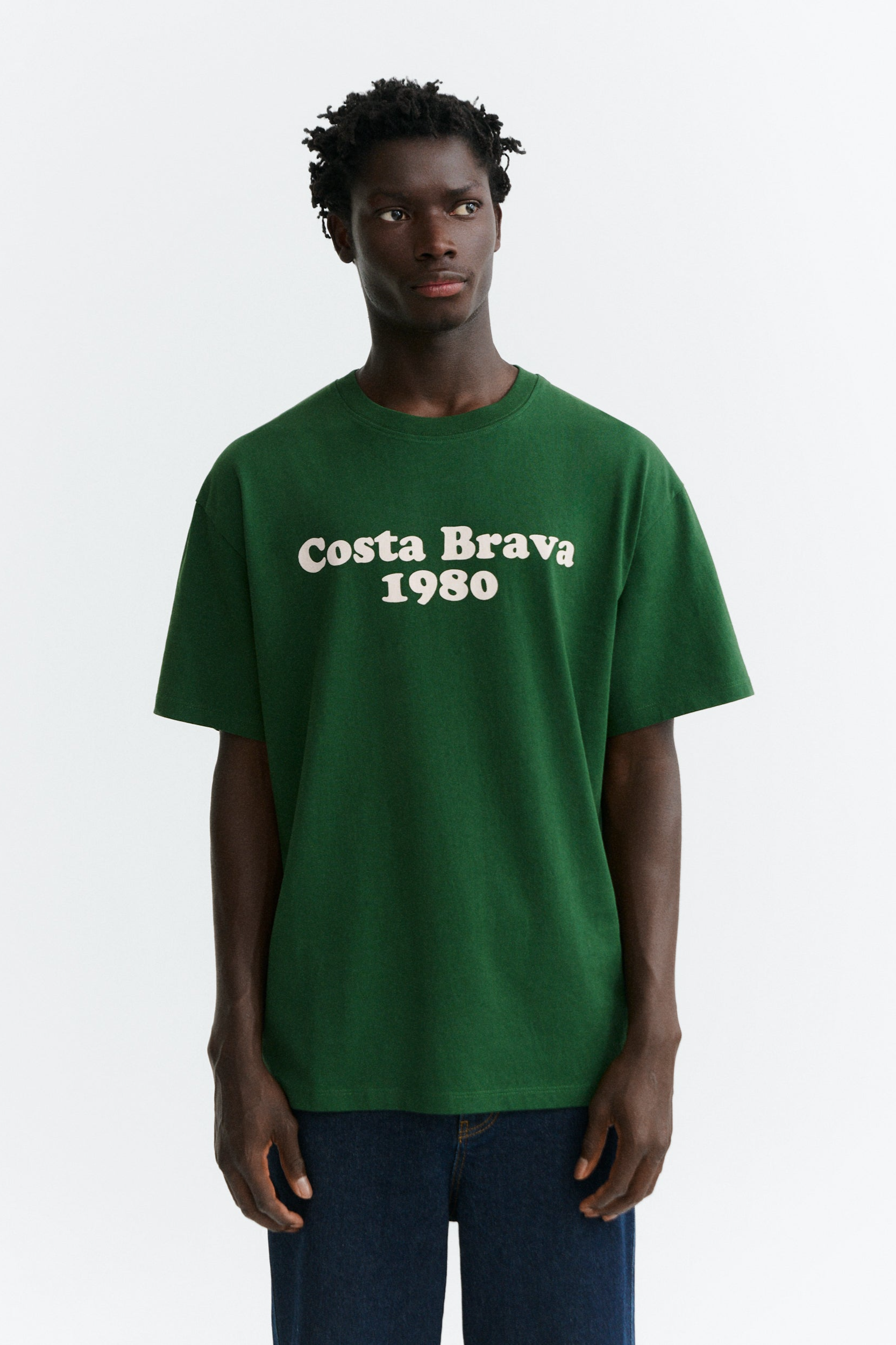 Thinking mu Herren vegan T-Shirt Aaron Costa Brava Dunkelgr&Atilde;&frac14;n