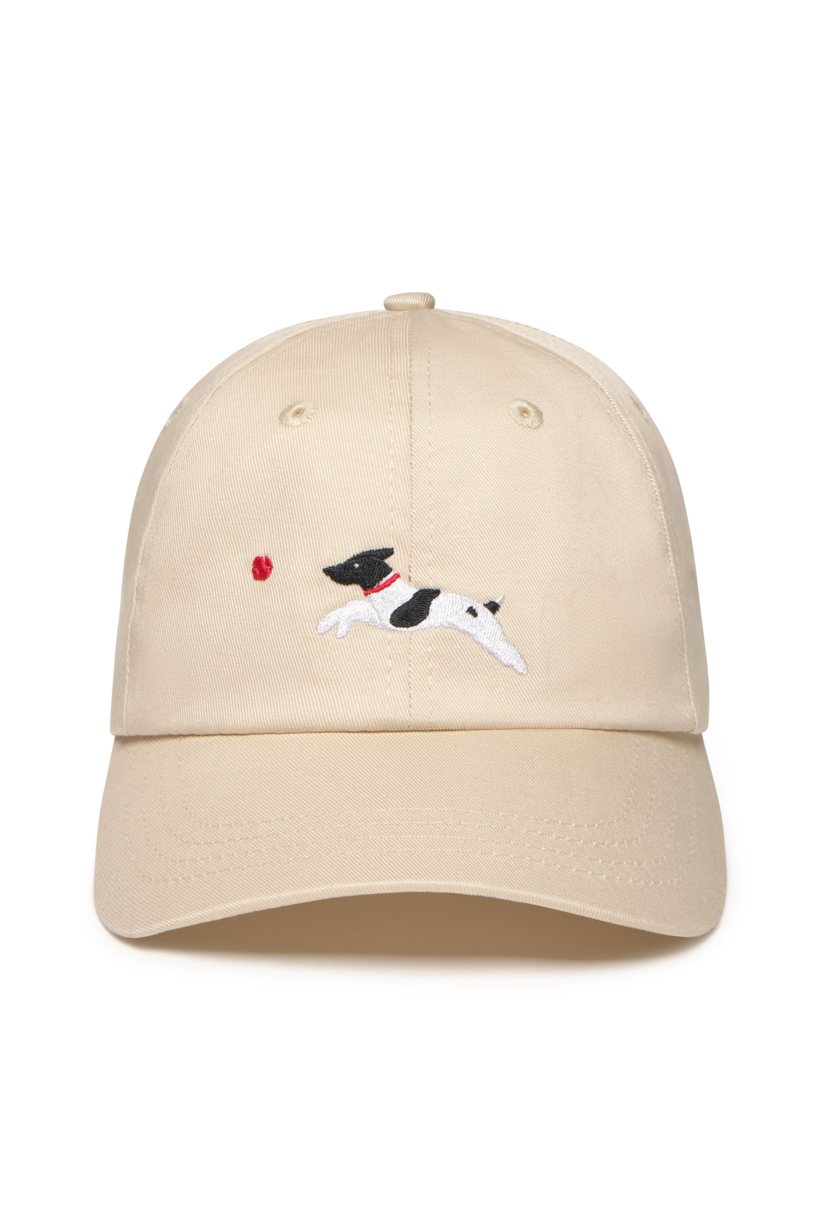 Thinking MU men vegan Cap Dog Ball Ecru