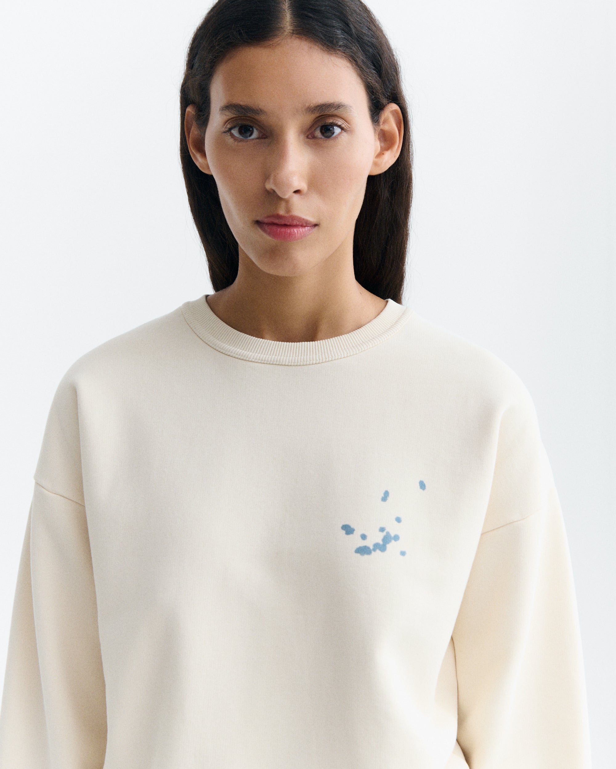 Thinking MU womens vegan Sweatshirt Jodie Dandelion Ecru