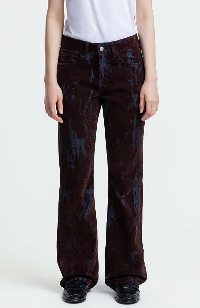 Kings Of Indigo Damen vegan Hose Teruko Fudge