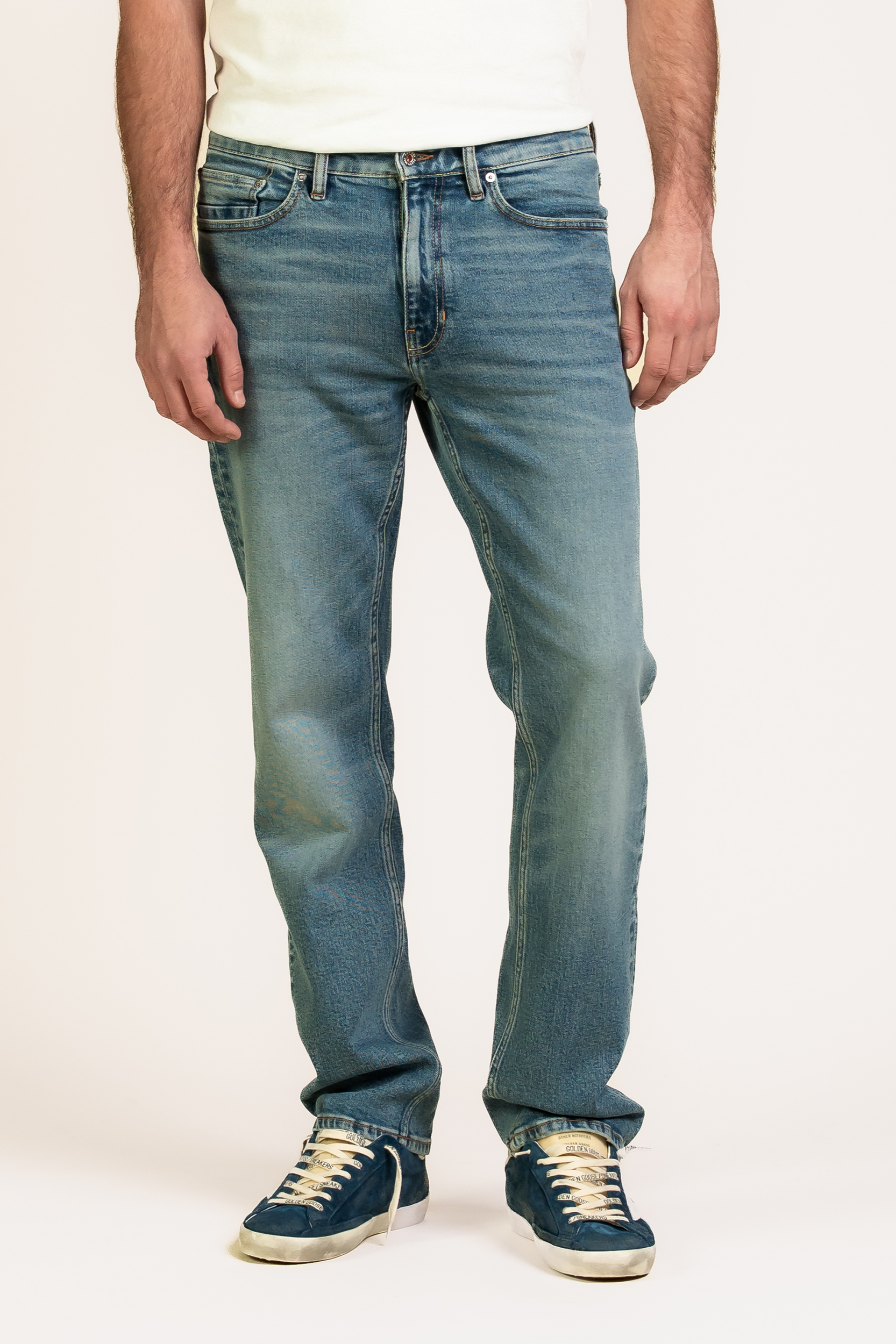 Kuyichi men vegan Jeans Scott Regular Foundry Blue