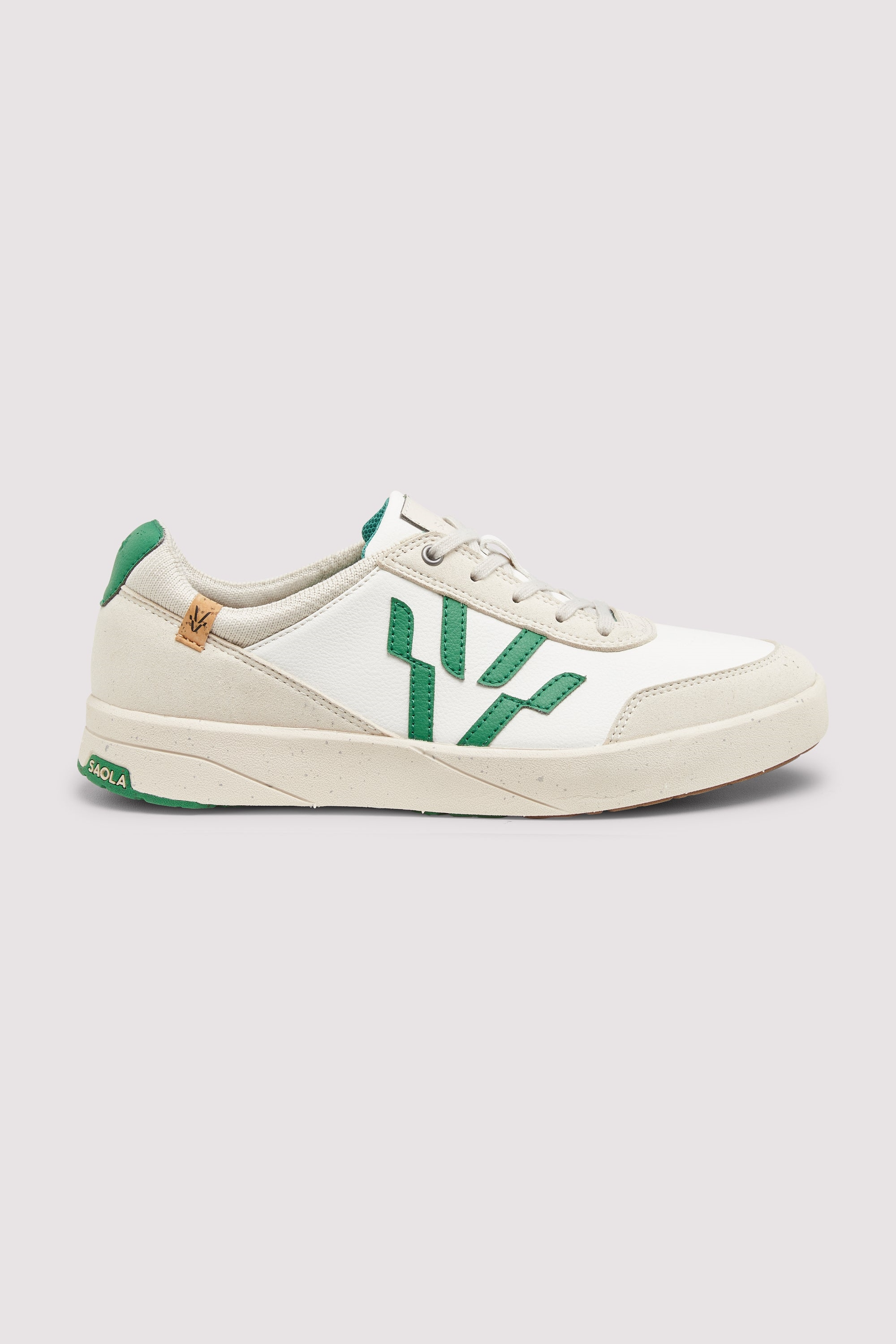 SAOLA Herren vegan Sneaker Herren Cali White/Forest