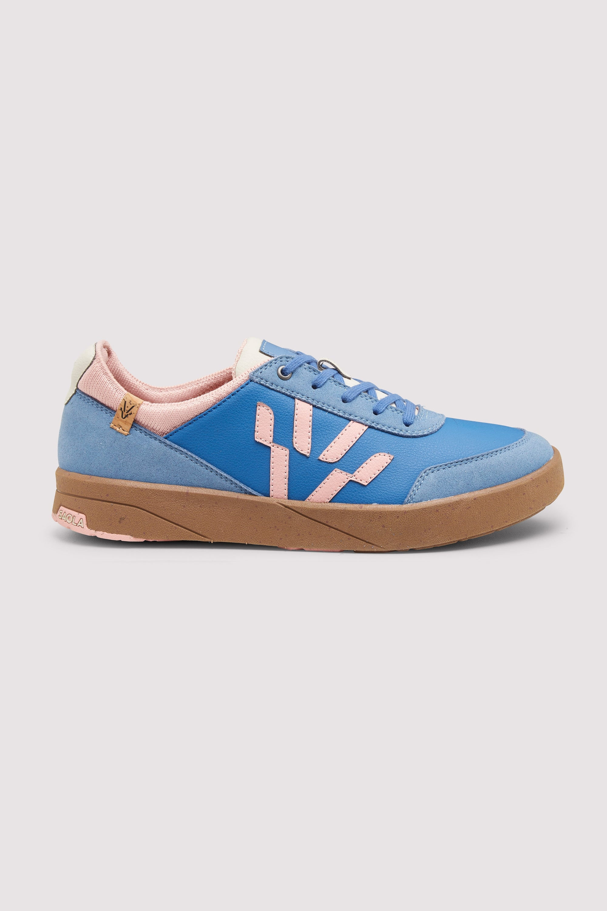 SAOLA Damen vegan Sneaker Damen In Cali Blue/Rose
