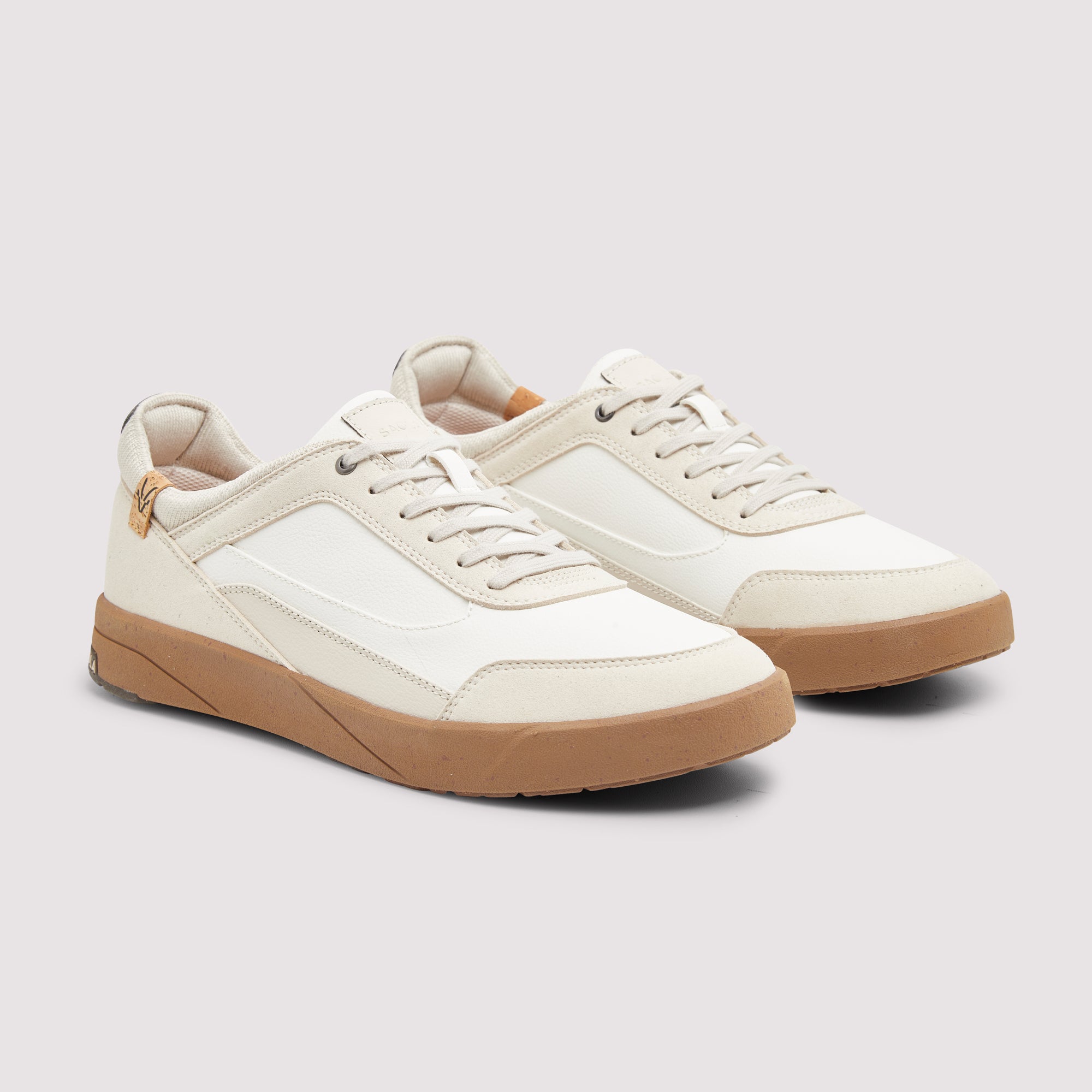 SAOLA men vegan Sneakers Men Quito White