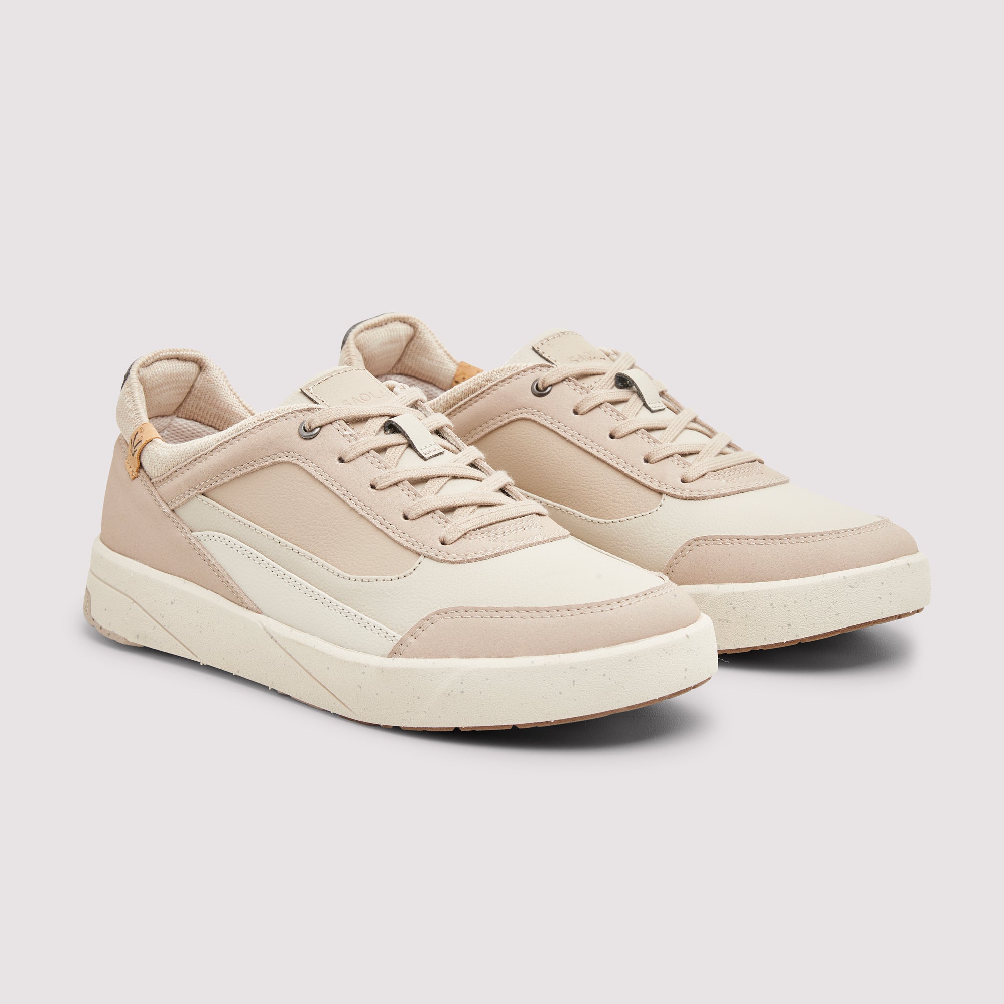 SAOLA womens vegan Sneakers Women Quito Cashew