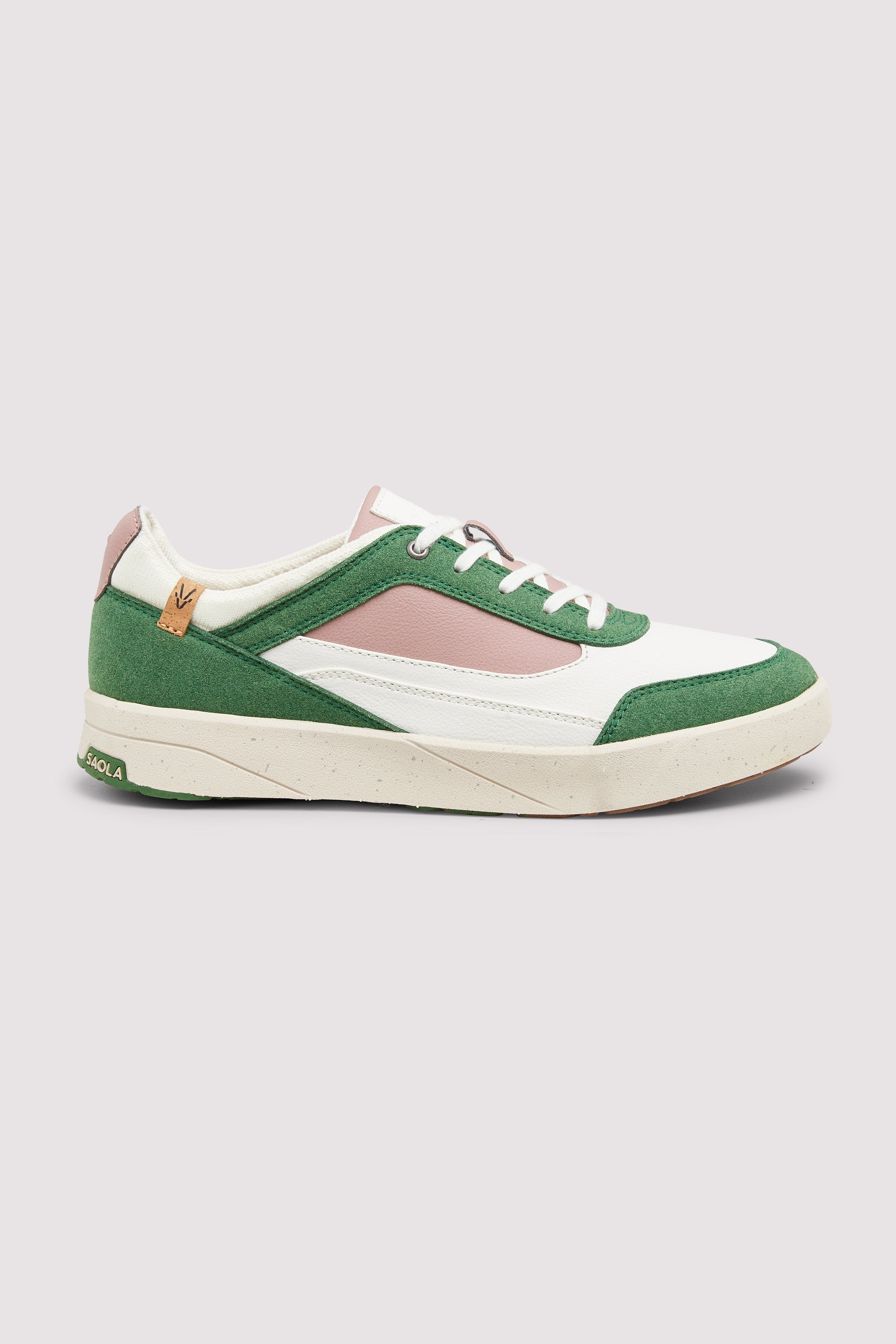 SAOLA Damen vegan Sneaker Damen Quito Gr&Atilde;&frac14;n/Rosa