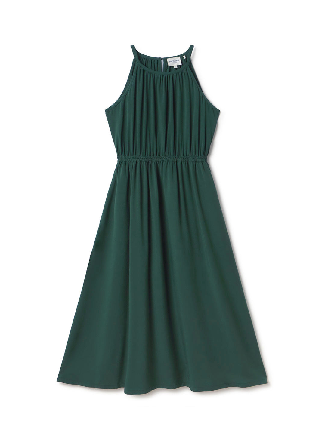 TWOTHIRDS womens vegan Dress Soneva Garden Green