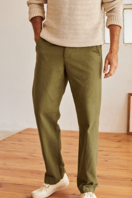 TWOTHIRDS men vegan Pants Vaqava Olive