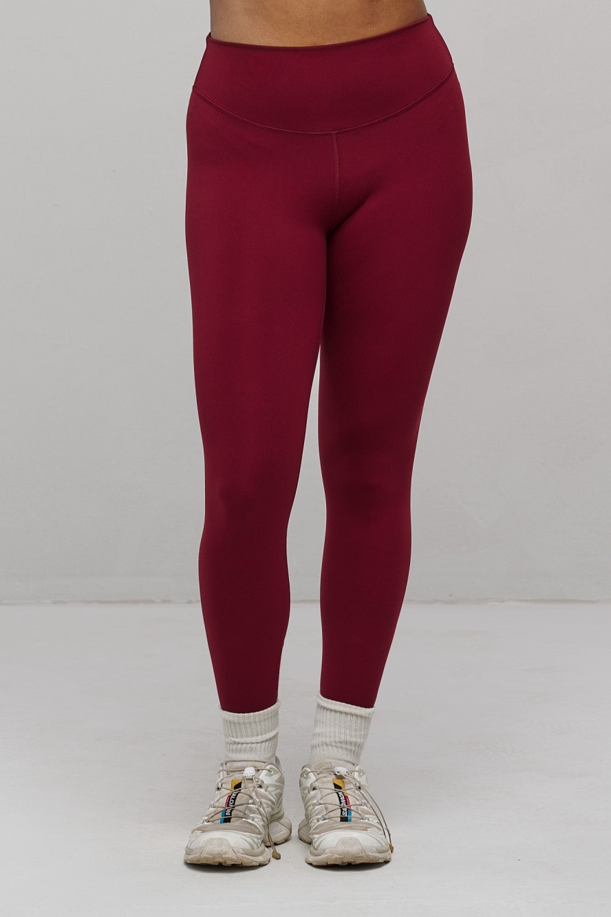 SEAAV womens vegan Leggings Liftline Coast Cranberry