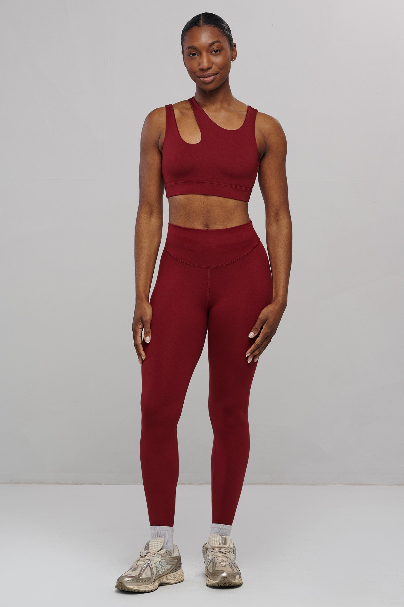 SEAAV womens vegan Leggings Liftline Coast Cranberry
