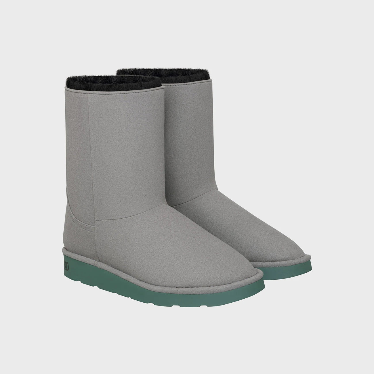 The New Orchard womens vegan Boots Classic Medium Light Grey/Green