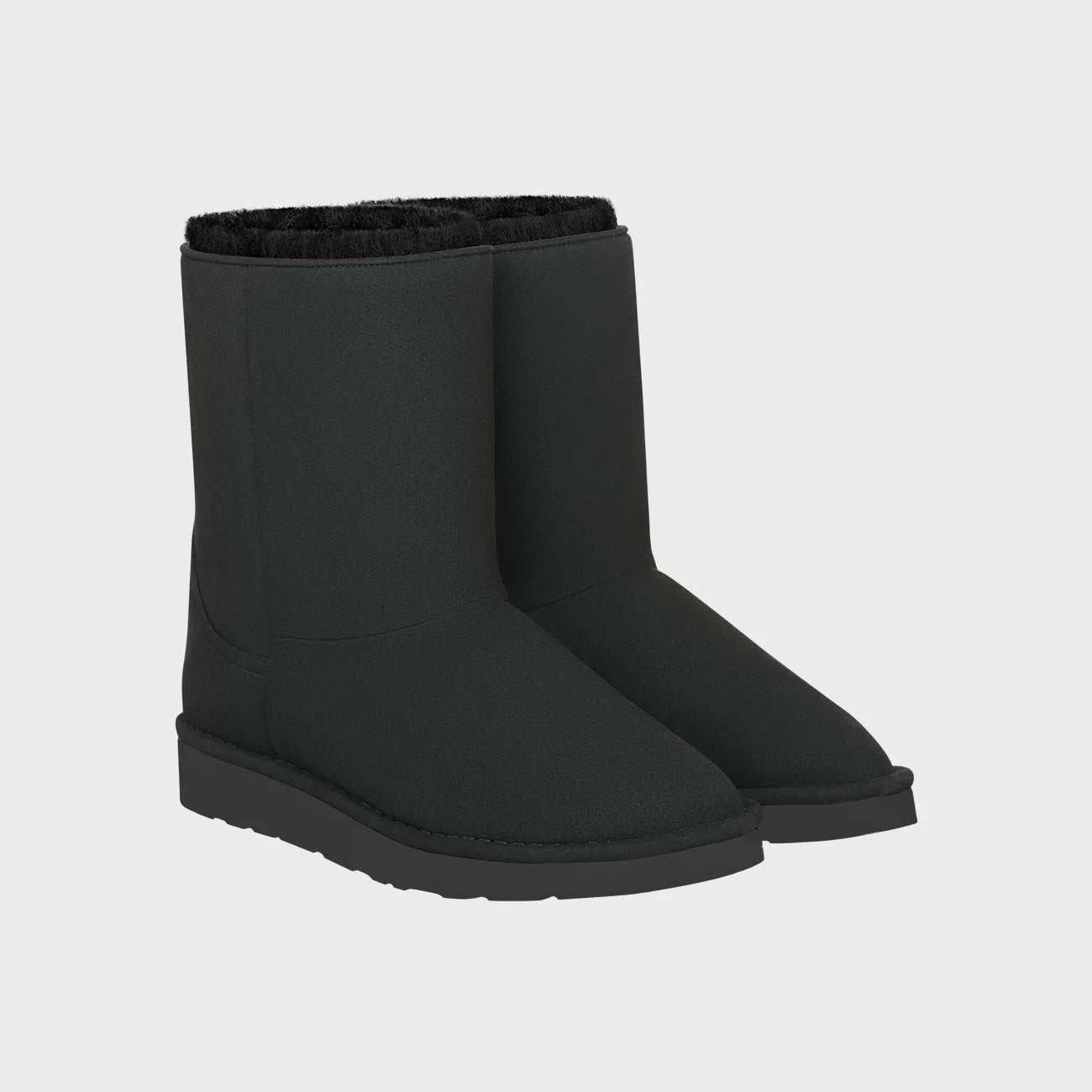 The New Orchard womens vegan Boots Classic Medium All Black Charcoal Black