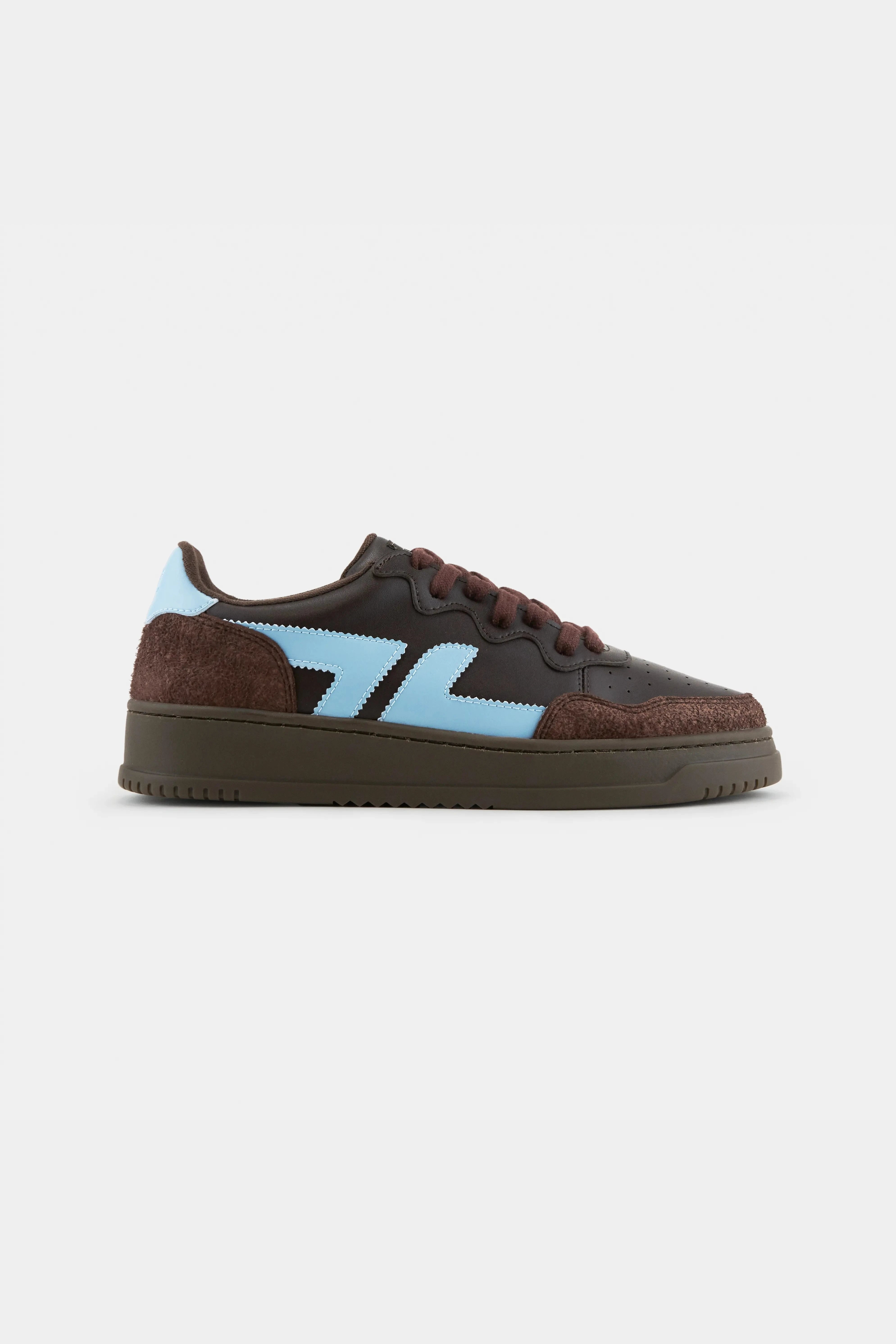Z&Atilde;&uml;ta Herren vegan Sneaker Beta B5 Schokoladenbraun