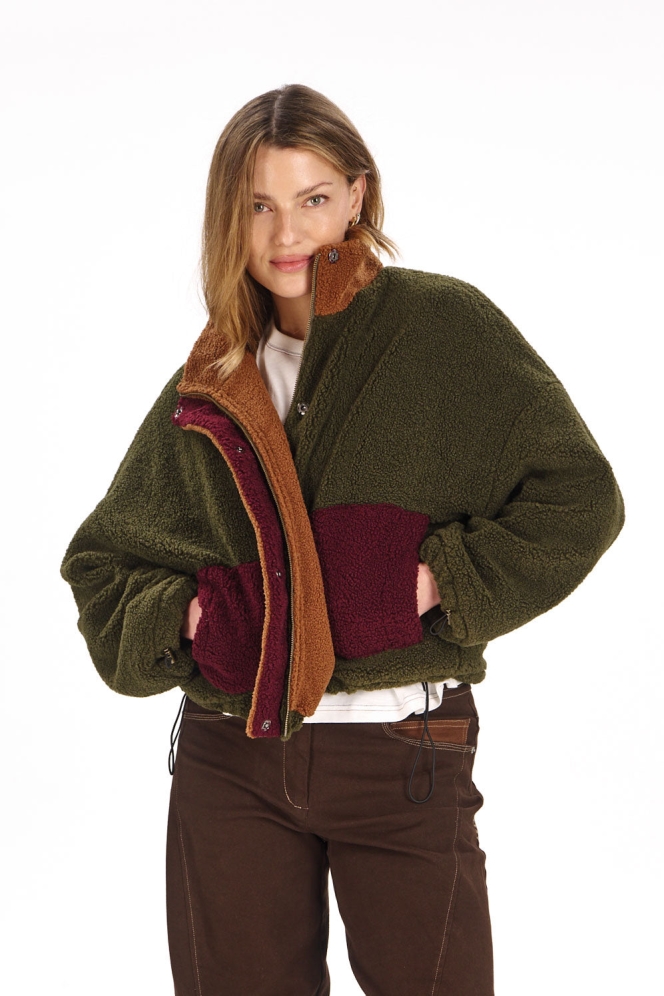 KOMODO Damen vegan Jacke Lydia Khaki