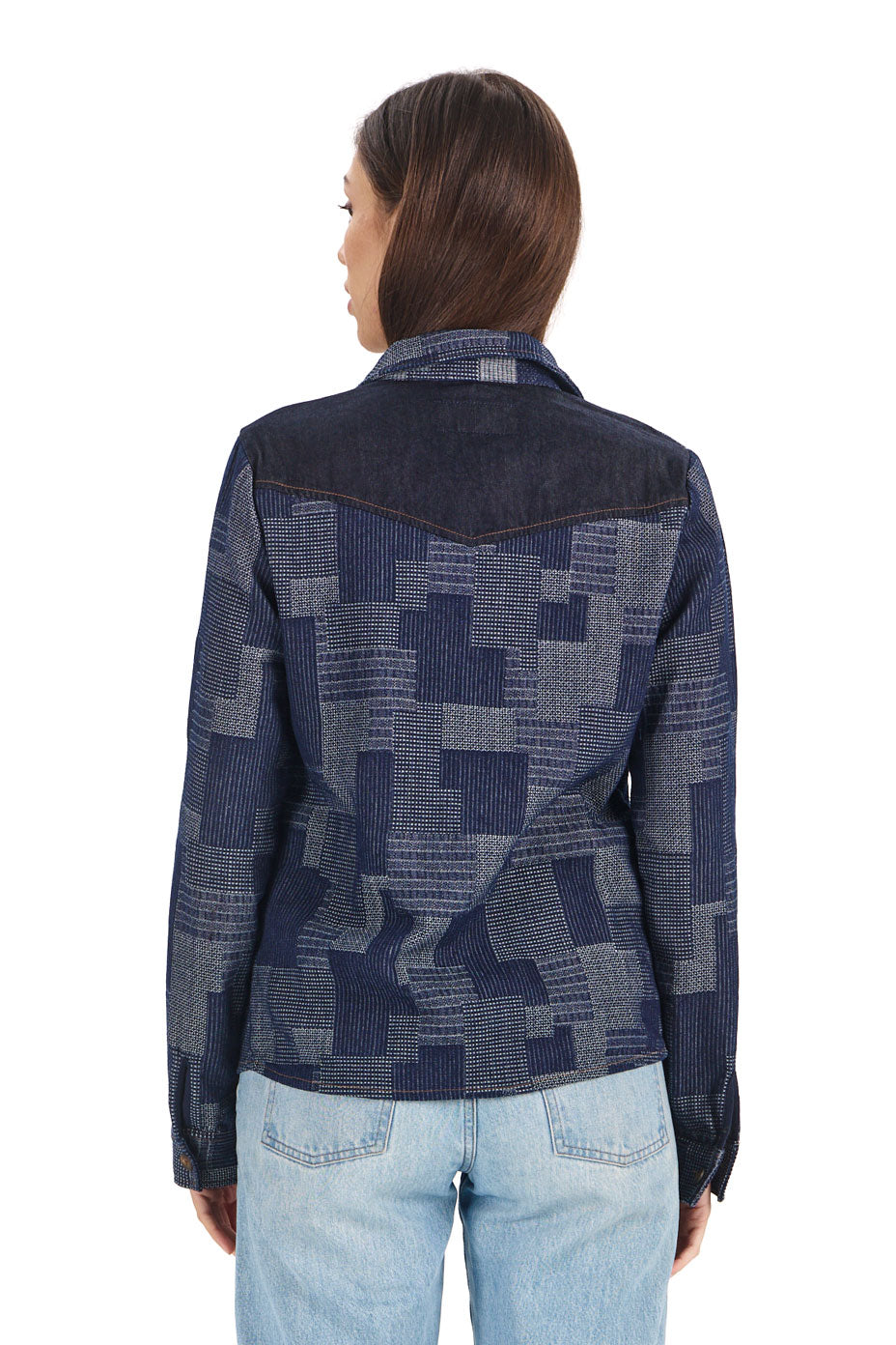 KOMODO womens vegan Overshirt Stella Artisanal Denim