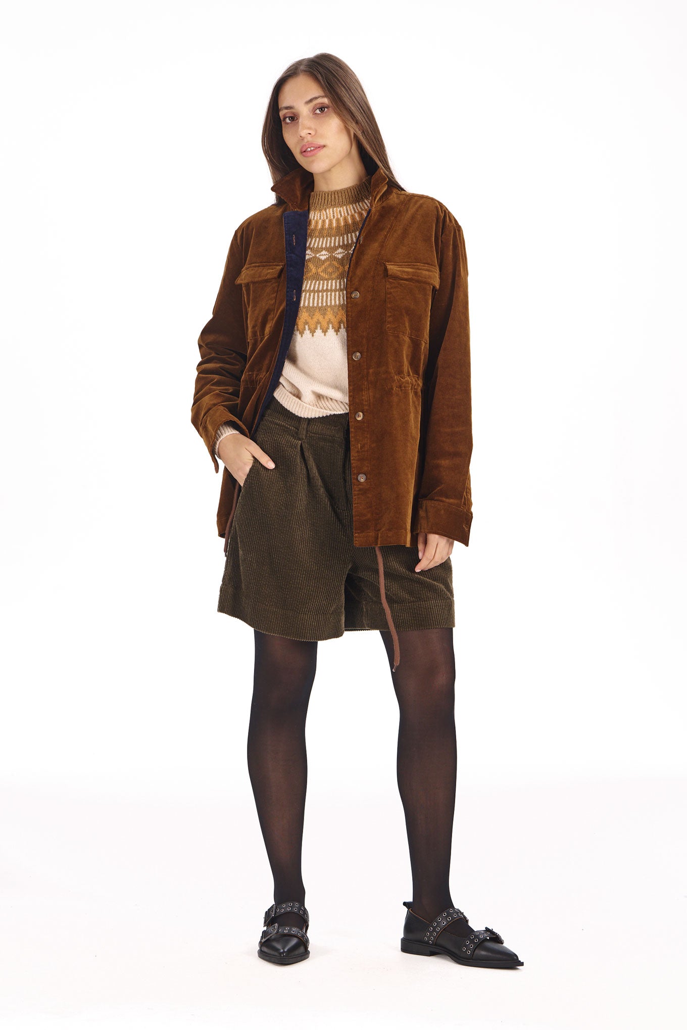 KOMODO womens vegan Shirt Mantra Chestnut