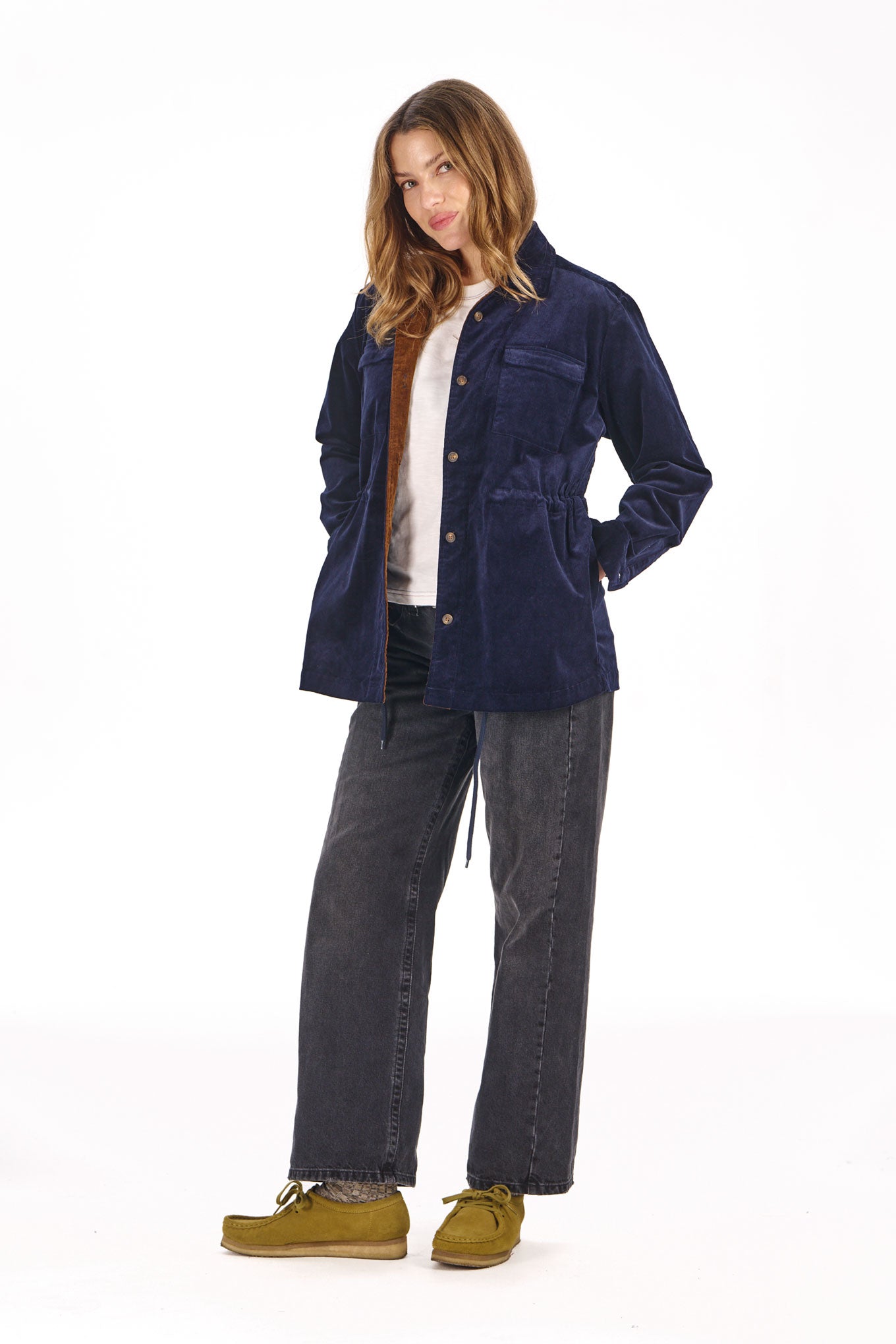 KOMODO womens vegan Shirt Mantra Navy