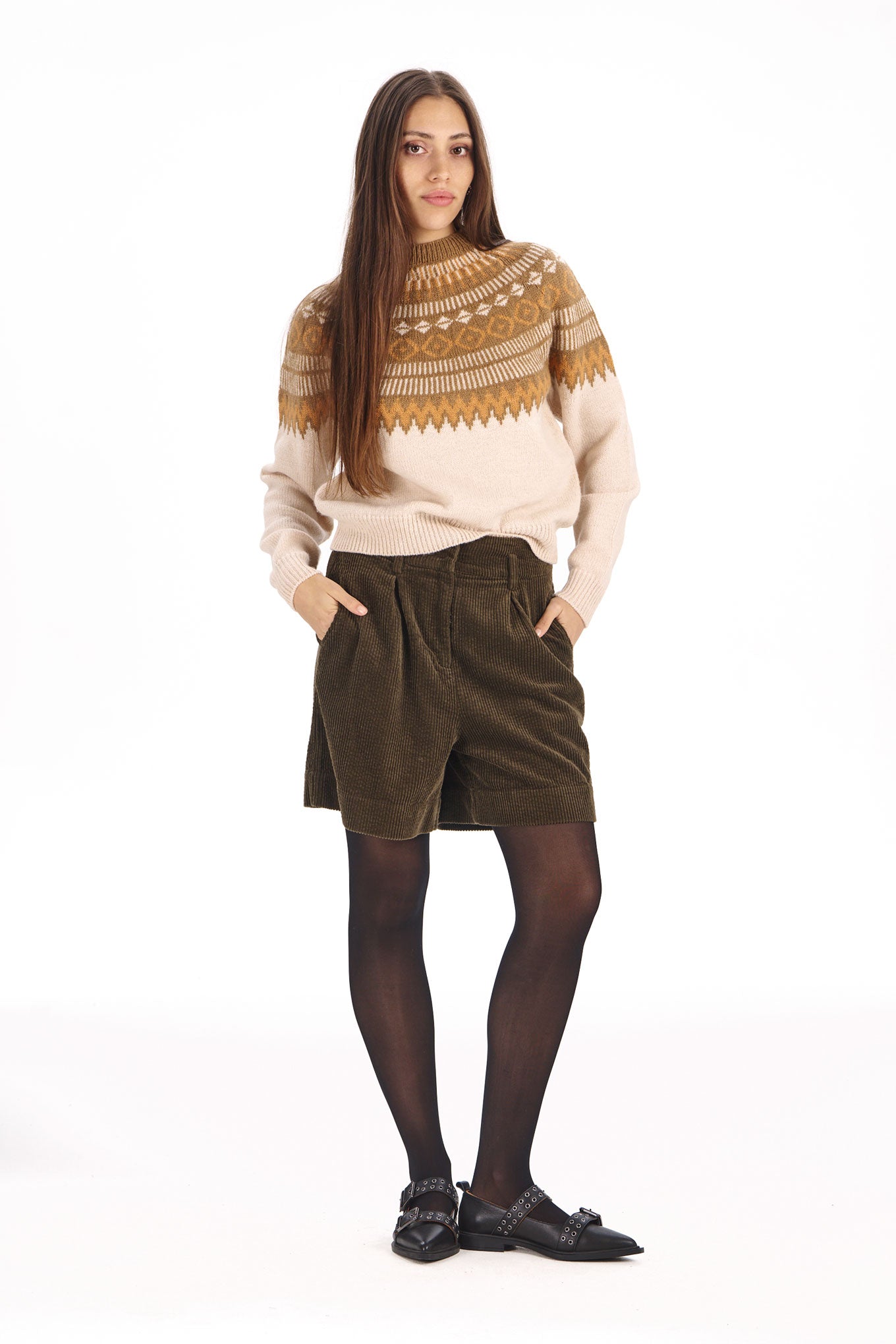 KOMODO womens vegan Shorts Lima Khaki
