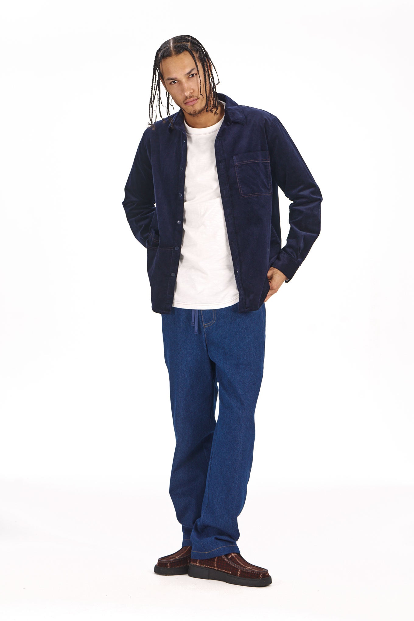 KOMODO men vegan Overshirt Oscar Navy