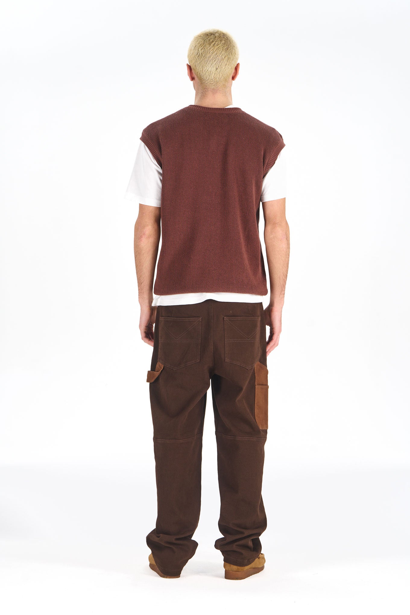 KOMODO men vegan Pants Theo Carpenter Chocolate Brown
