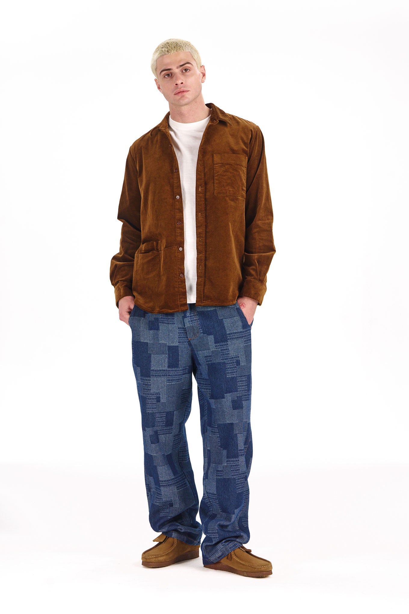 KOMODO men vegan Overshirt Oscar Chestnut
