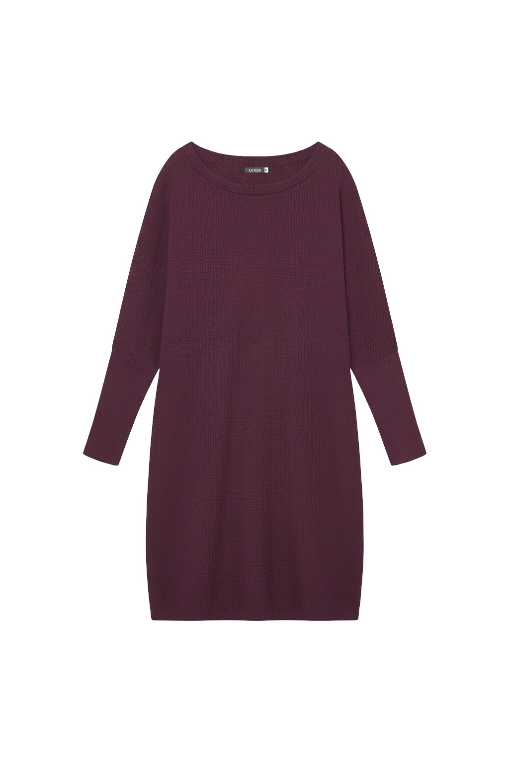 WiDDA Damen vegan Kleid Santi Gestrickt Berry