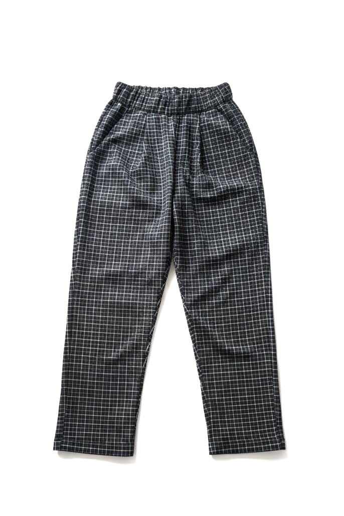 WiDDA womens vegan Pants Willi Mini Check Pleated Black