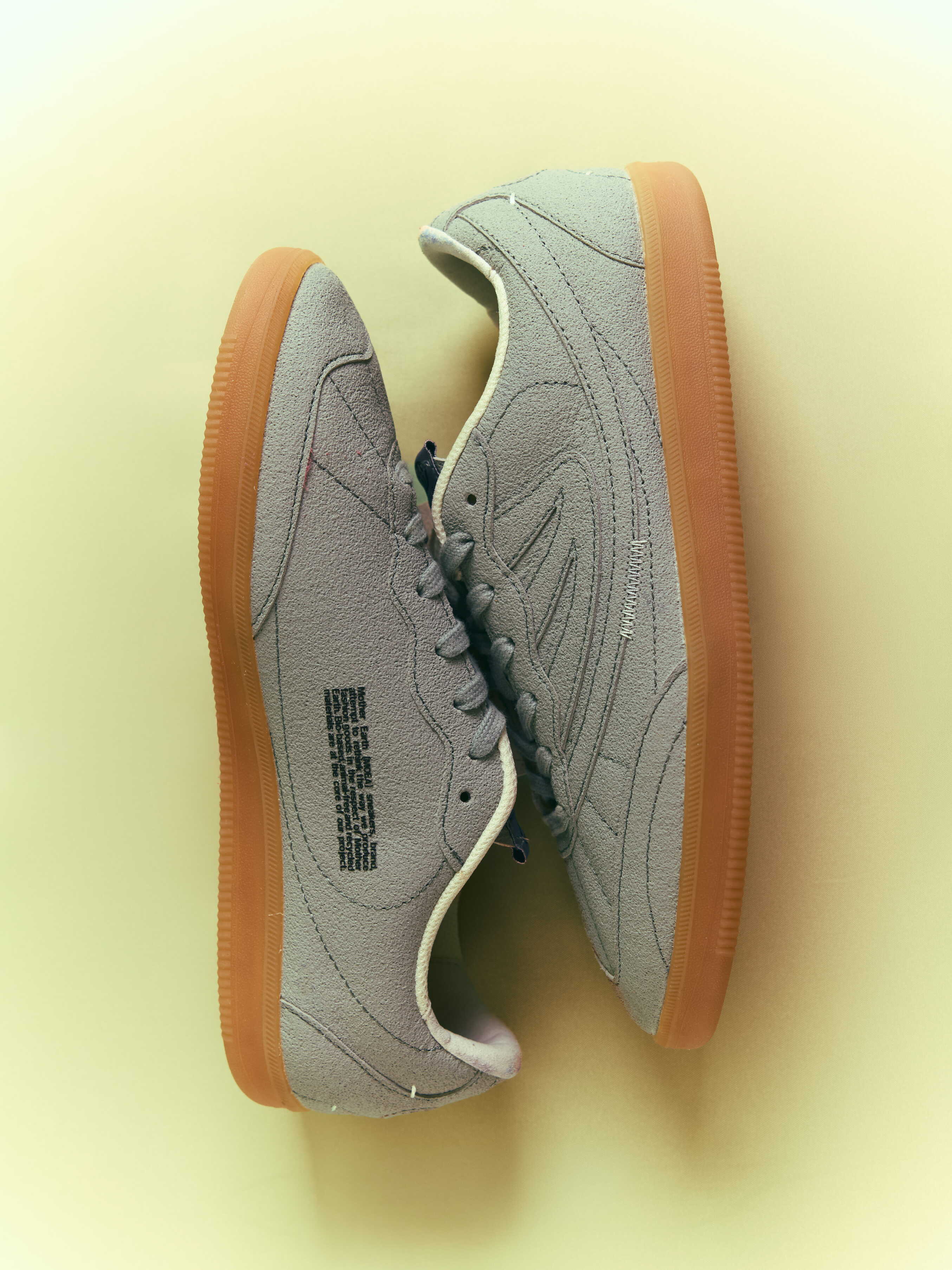 MoEa men vegan Sneakers Flow Grey Sage Mushroom