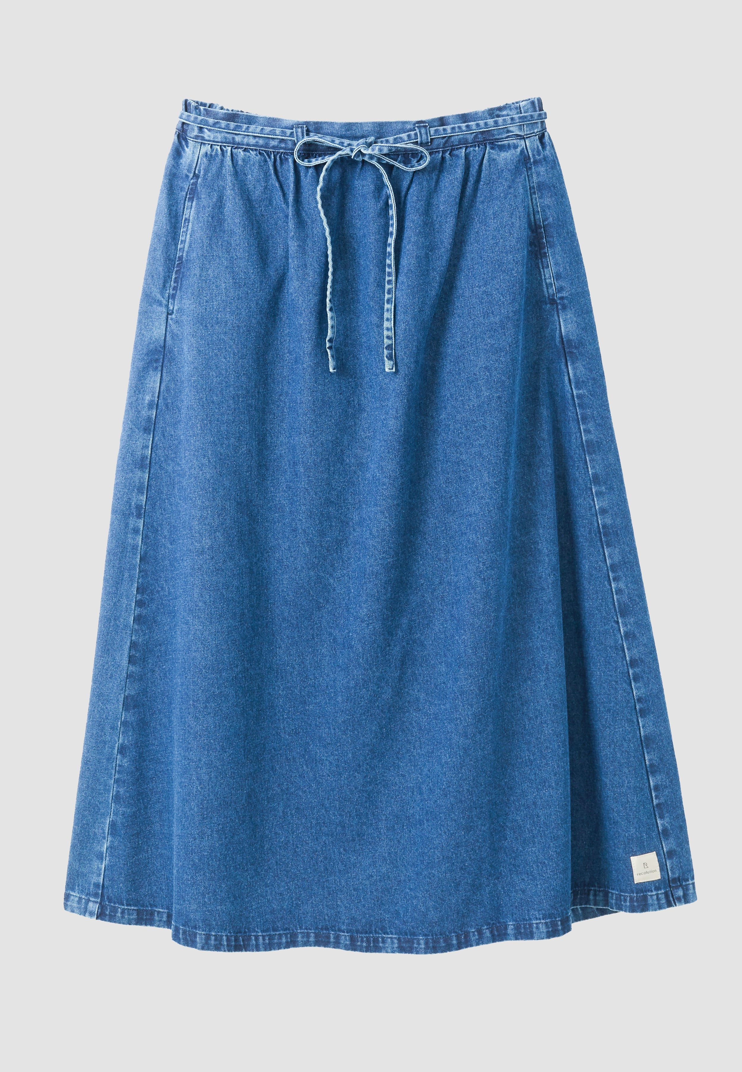 Recolution womens vegan Skirt Resellia Blue