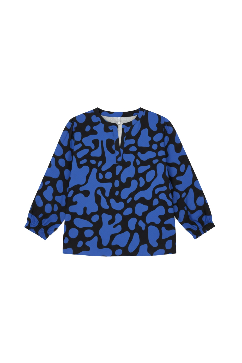 WiDDA Damen vegan Bluse Mit Fledermaus&Atilde;&curren;rmeln Monya Blue Bubble