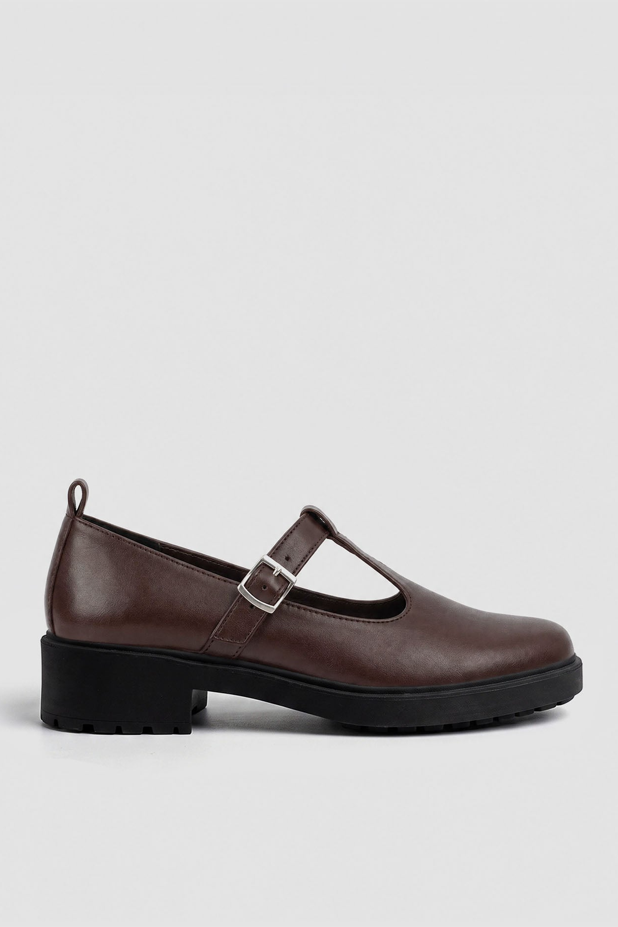 BOHEMA Damen vegan Schuhe Mary Jane Curtsy Braun