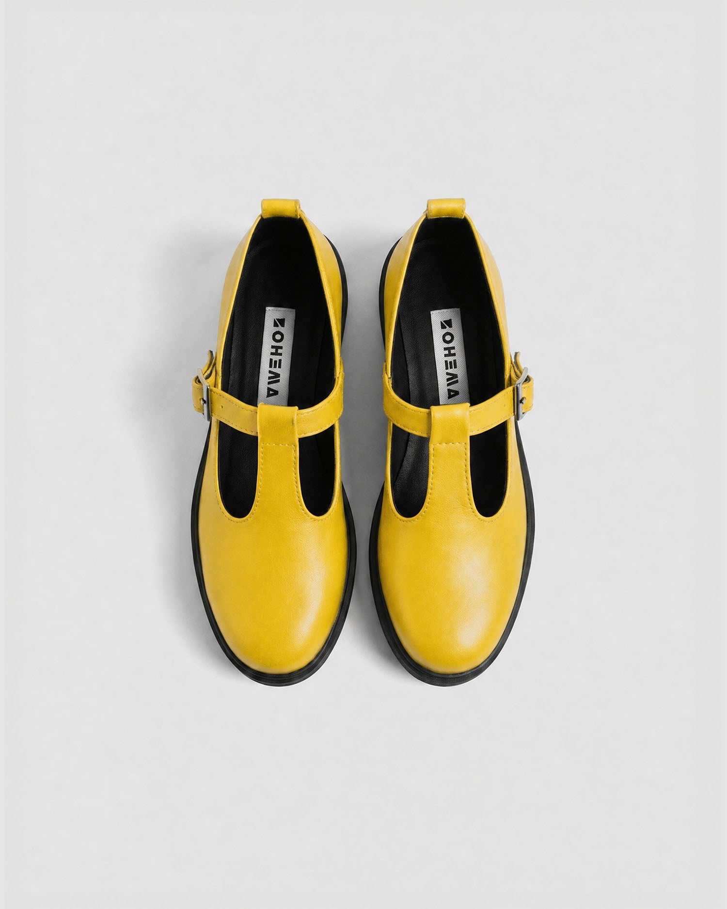 BOHEMA womens vegan Shoes Mary Jane Curtsy Yellow