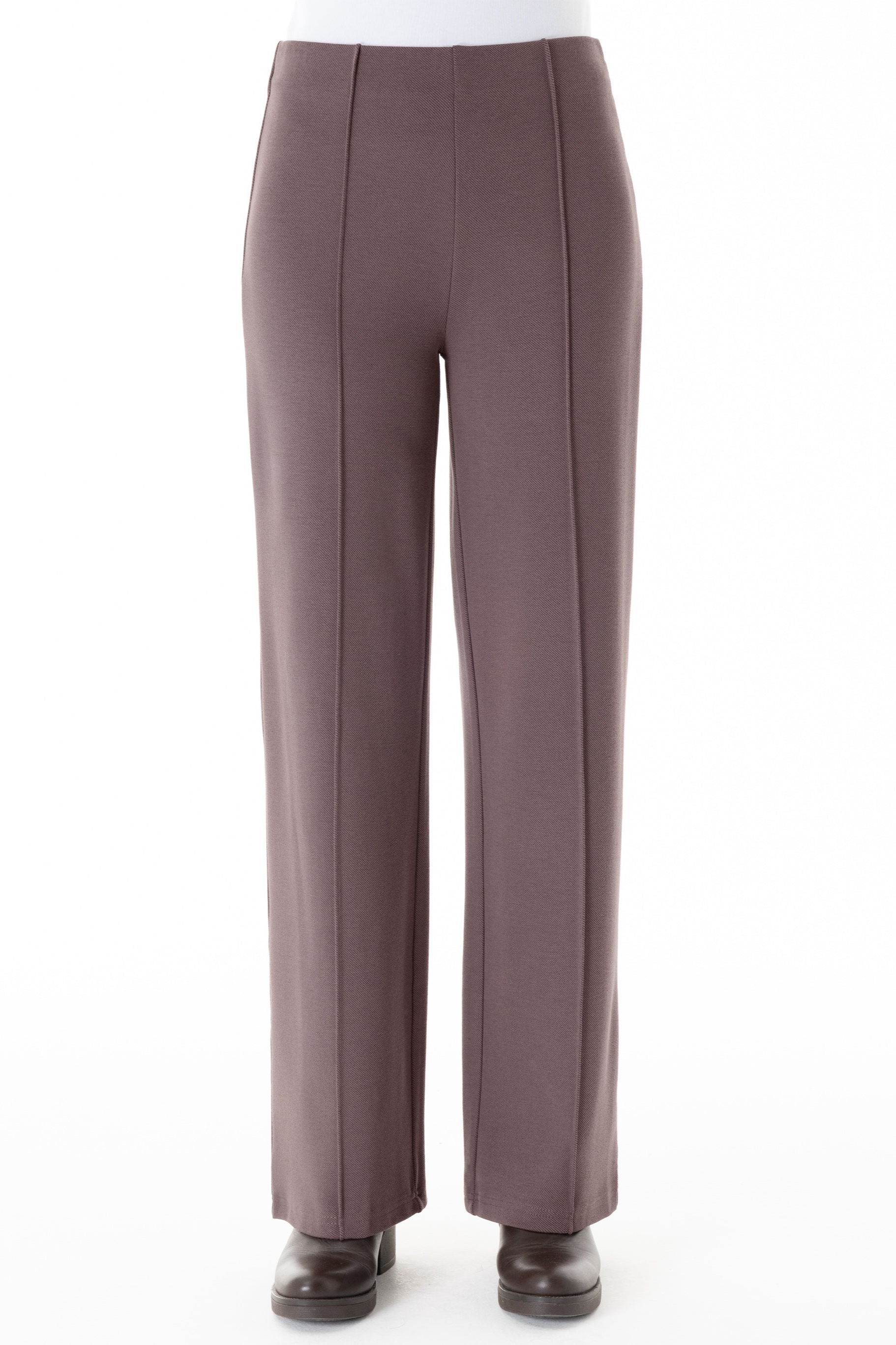 ORGANICATION Damen vegan Hose Mit Hoher Taille Farbe Kakao Puder