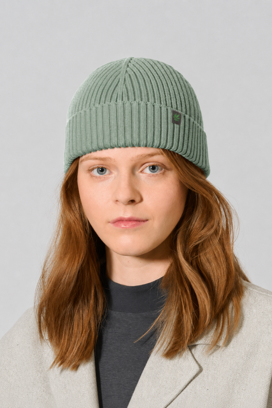 Hempage womens vegan Docker Cap Unisex Short Cut Thyme