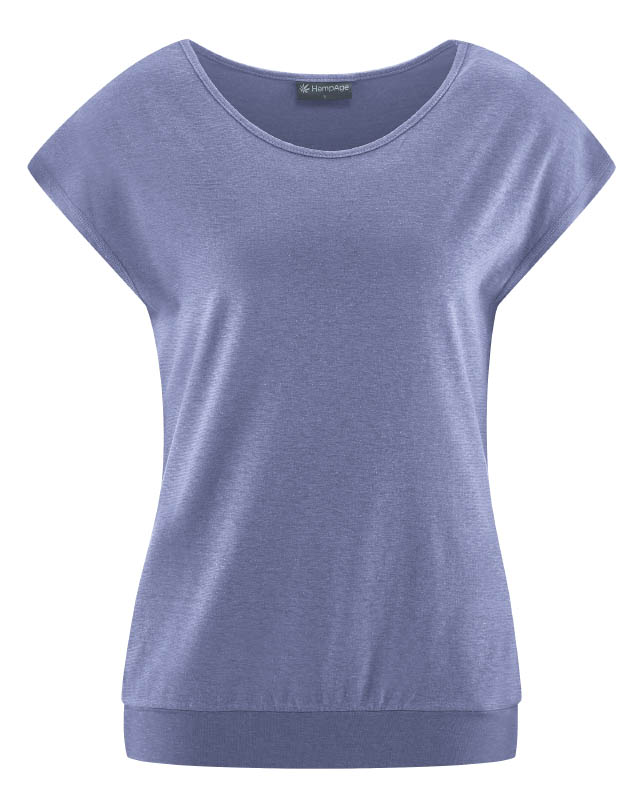 Hempage womens vegan Yoga Shirt Sleeveless Lavender
