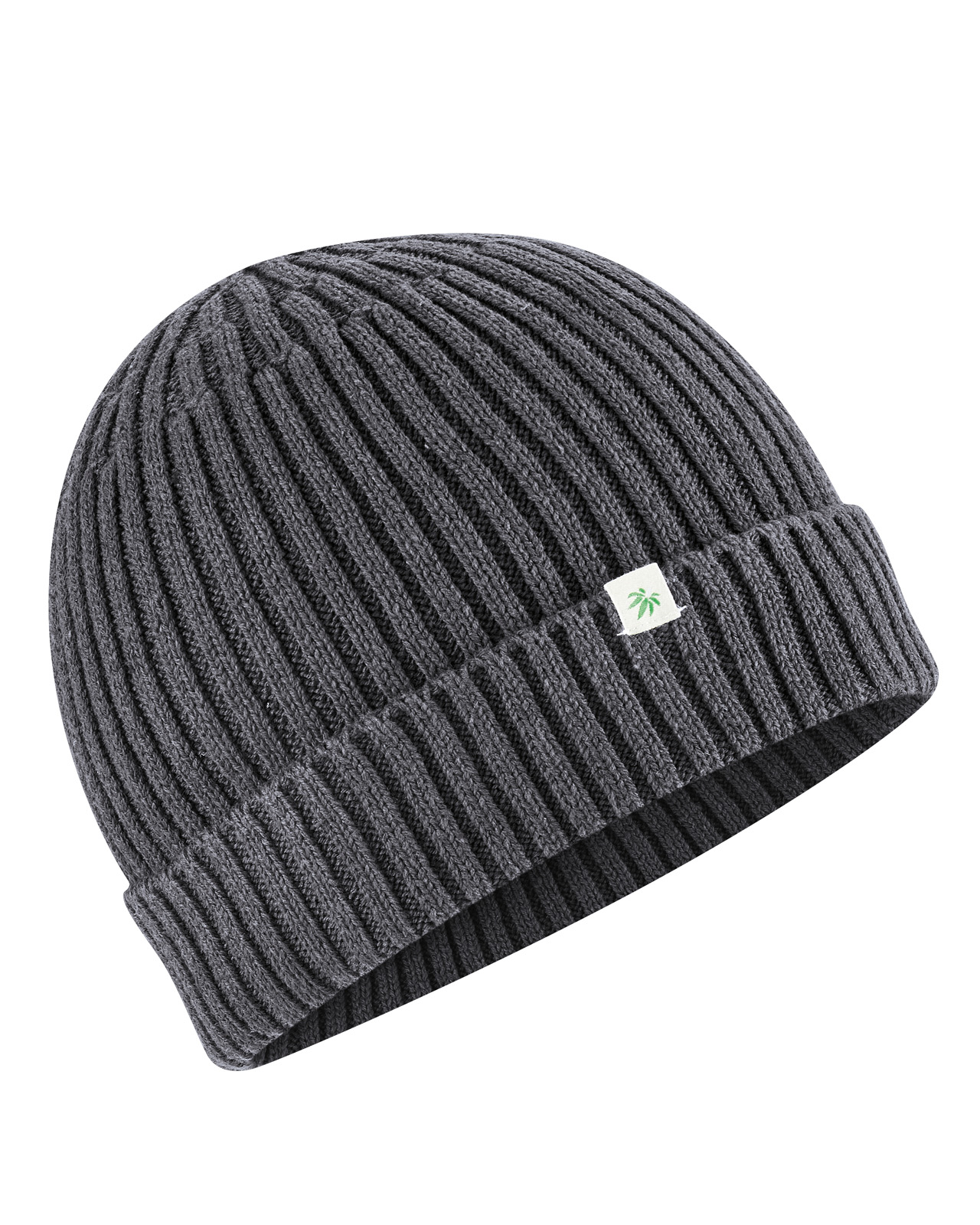 Hempage men vegan Knitted Hat Sailor Anthracite