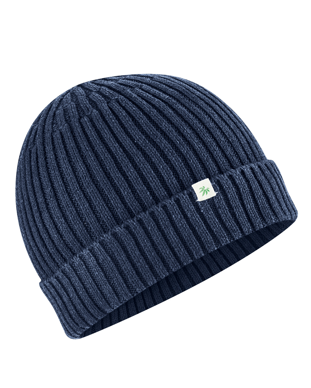 Hempage men vegan Knitted Hat Sailor Navy