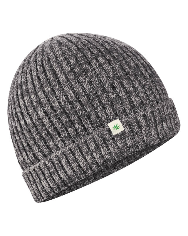 Hempage men vegan Knitted Hat Sailor Anthracite Grey