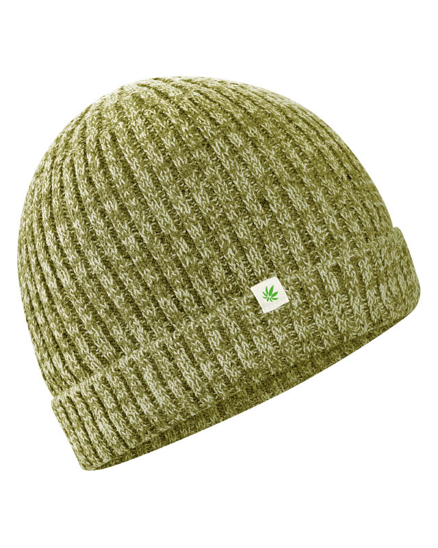 Hempage men vegan Knitted Hat Sailor Fern Grey