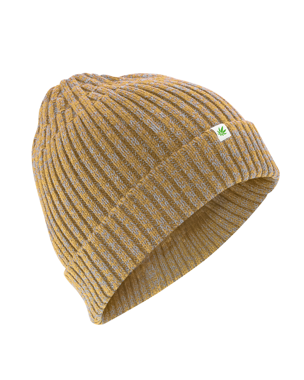 Hempage men vegan Knitted Hat Sailor Dijon Grey