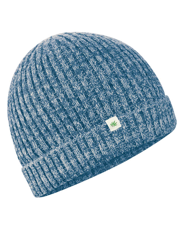 Hempage men vegan Knitted Hat Sailor Sea Grey