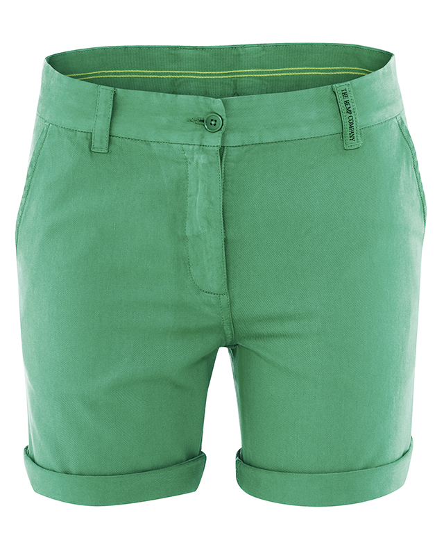 Hempage womens vegan Shorts Emerald Green
